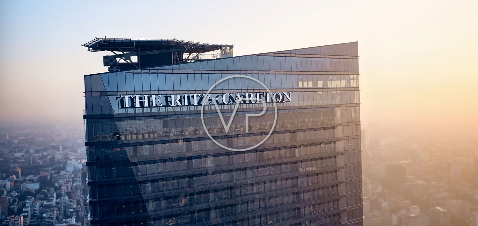 Top of The Ritz-Carlton Residences, Mexico City tower on Paseo de la Reforma 509